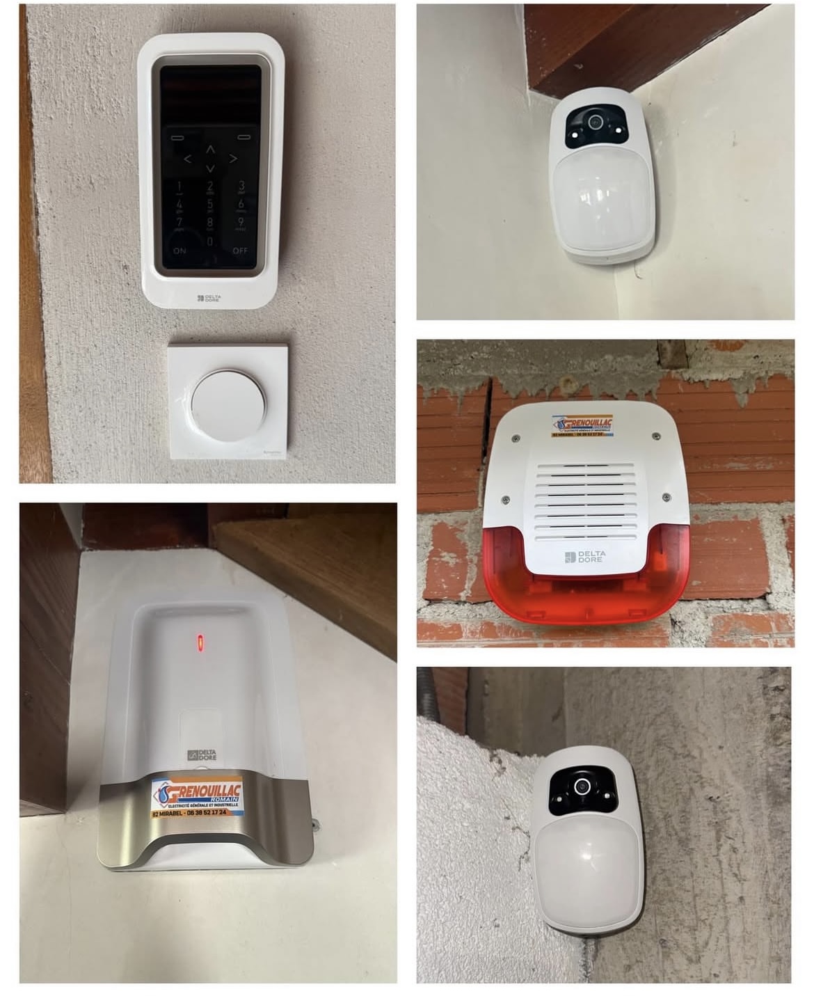 Installation alarme Maison Delta Core